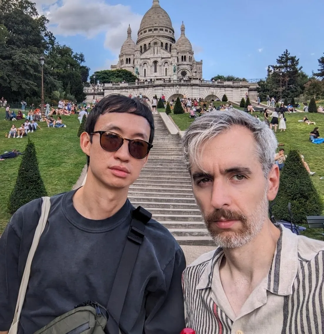 David & Pablo in Paris